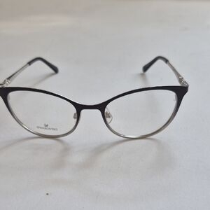 Swarovski Elegant Black and Silver Glasses